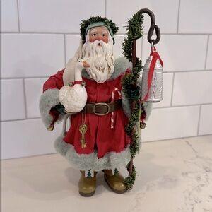 ❤️🎄 DEPT 56 | Clothtique Possible Dreams Collectible | Santa & Feathered Friend